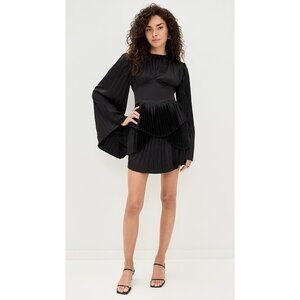 AI-13. Andrea Iyamah Lenti Pleated Mini Dress